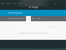 Tablet Screenshot of pr.tivo.com